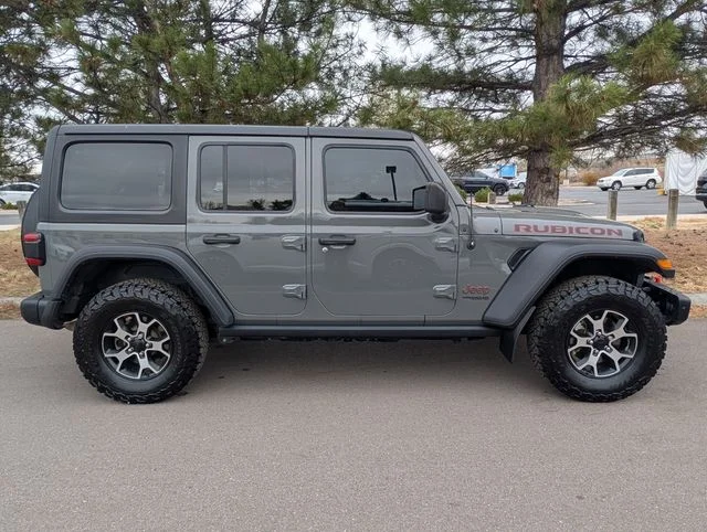 Used 2021 Gray Clearcoat Jeep Unlimited Rubicon image 2