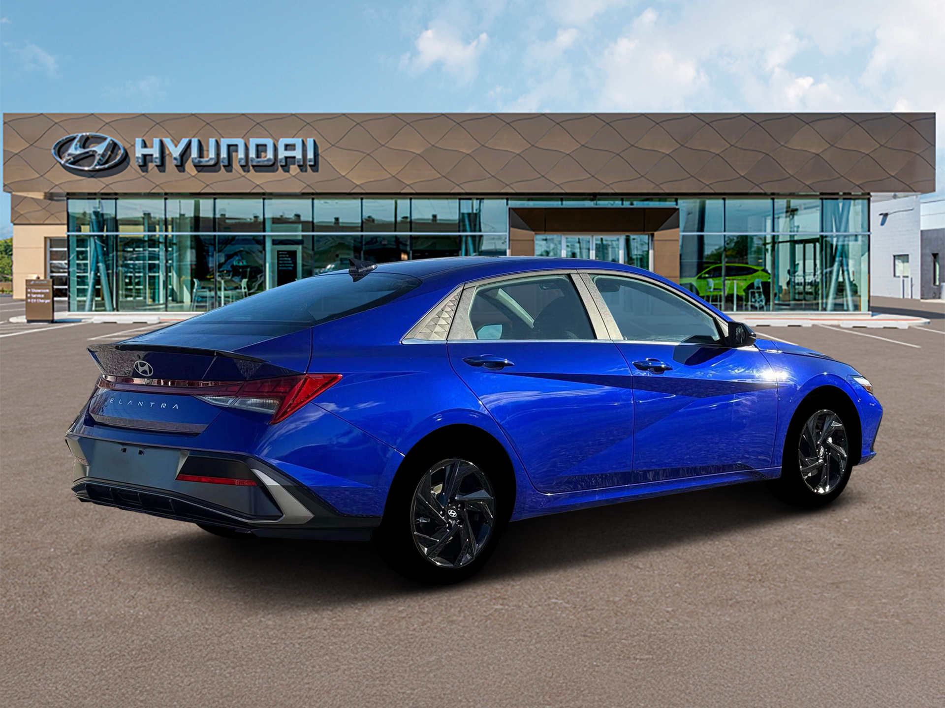 New 2026 Blue Hyundai SEL Sport image 8