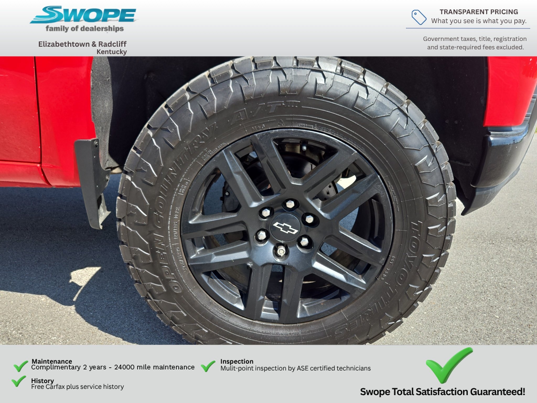 Used 2021 Red Hot Chevrolet LT Trail Boss image 15