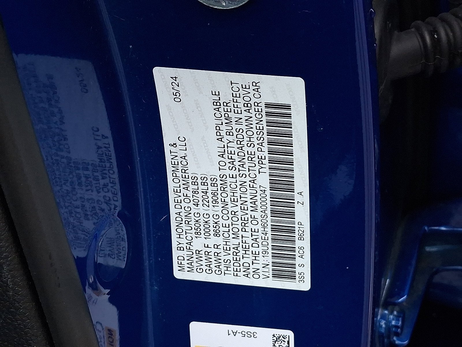 Used 2025 Blue Acura w/A-Spec Technology Package image 27