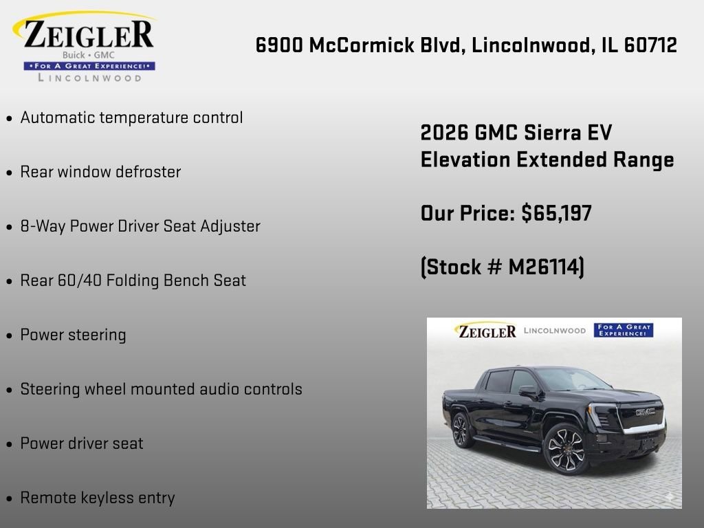 2026 GMC Sierra EV Elevation - Photo 18