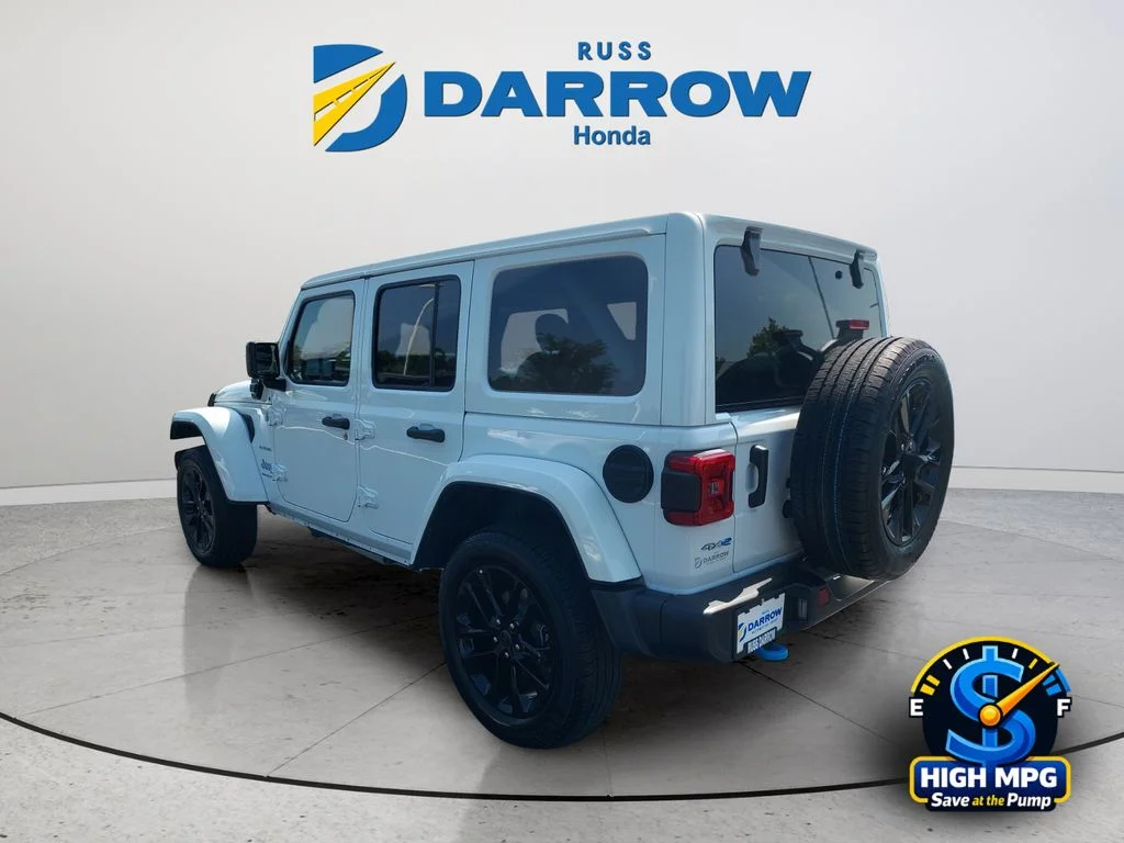 Used 2024 White Jeep Sahara 4xe image 3
