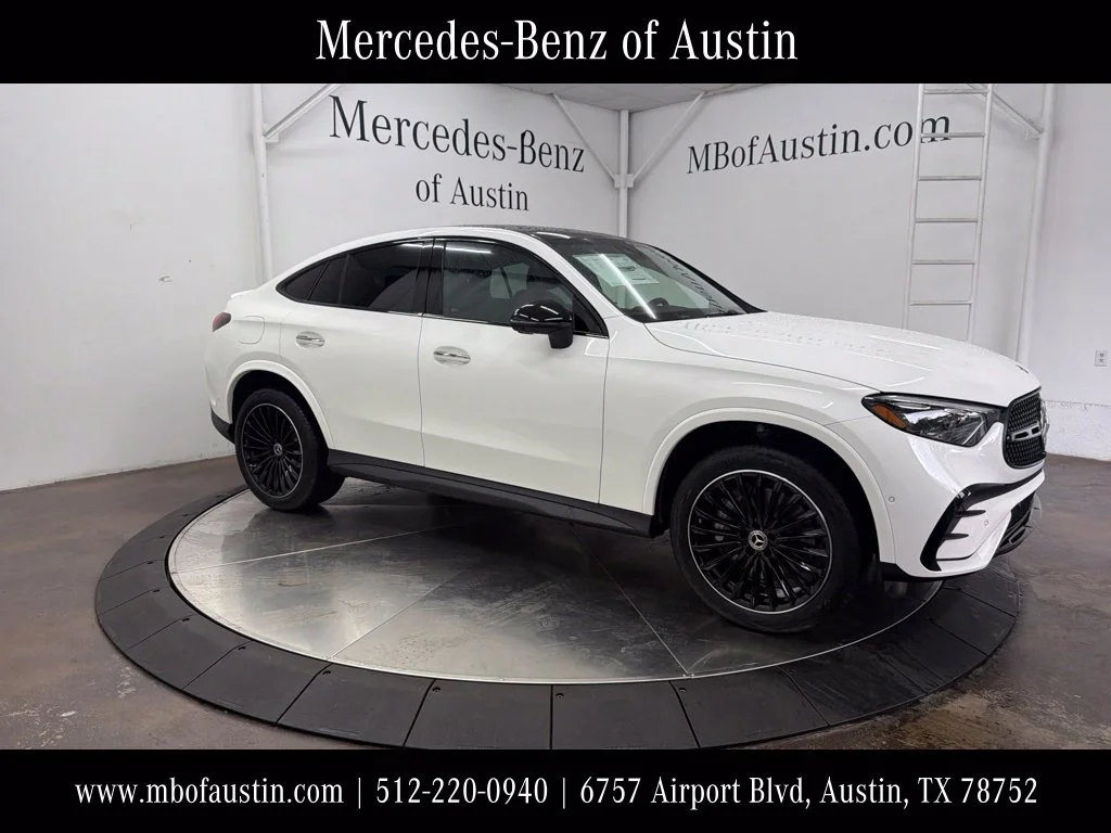New 2027 White Mercedes-Benz GLC 300 Coupe image 1