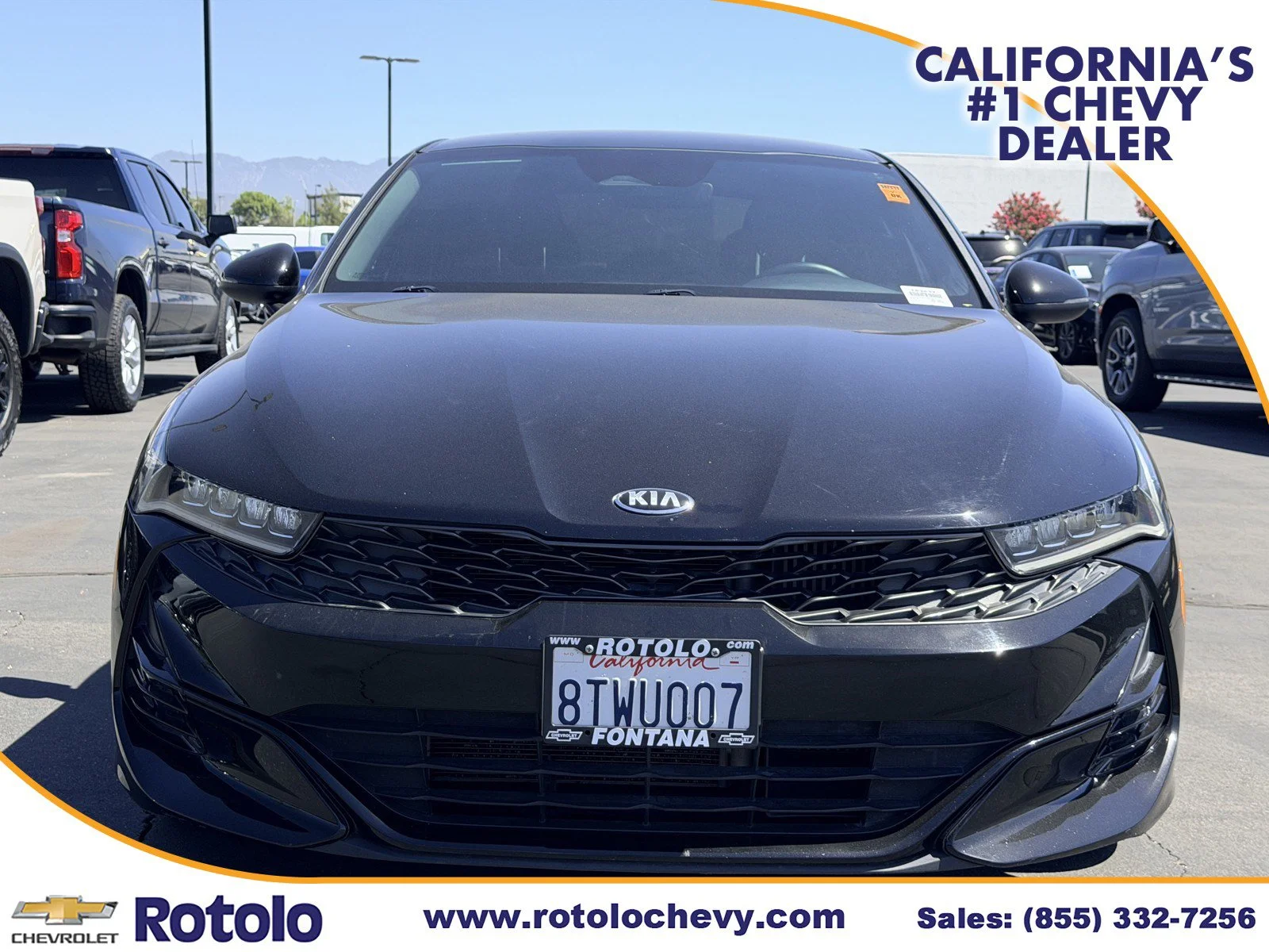 Used 2021 Ebony Black Kia GT-Line image 2