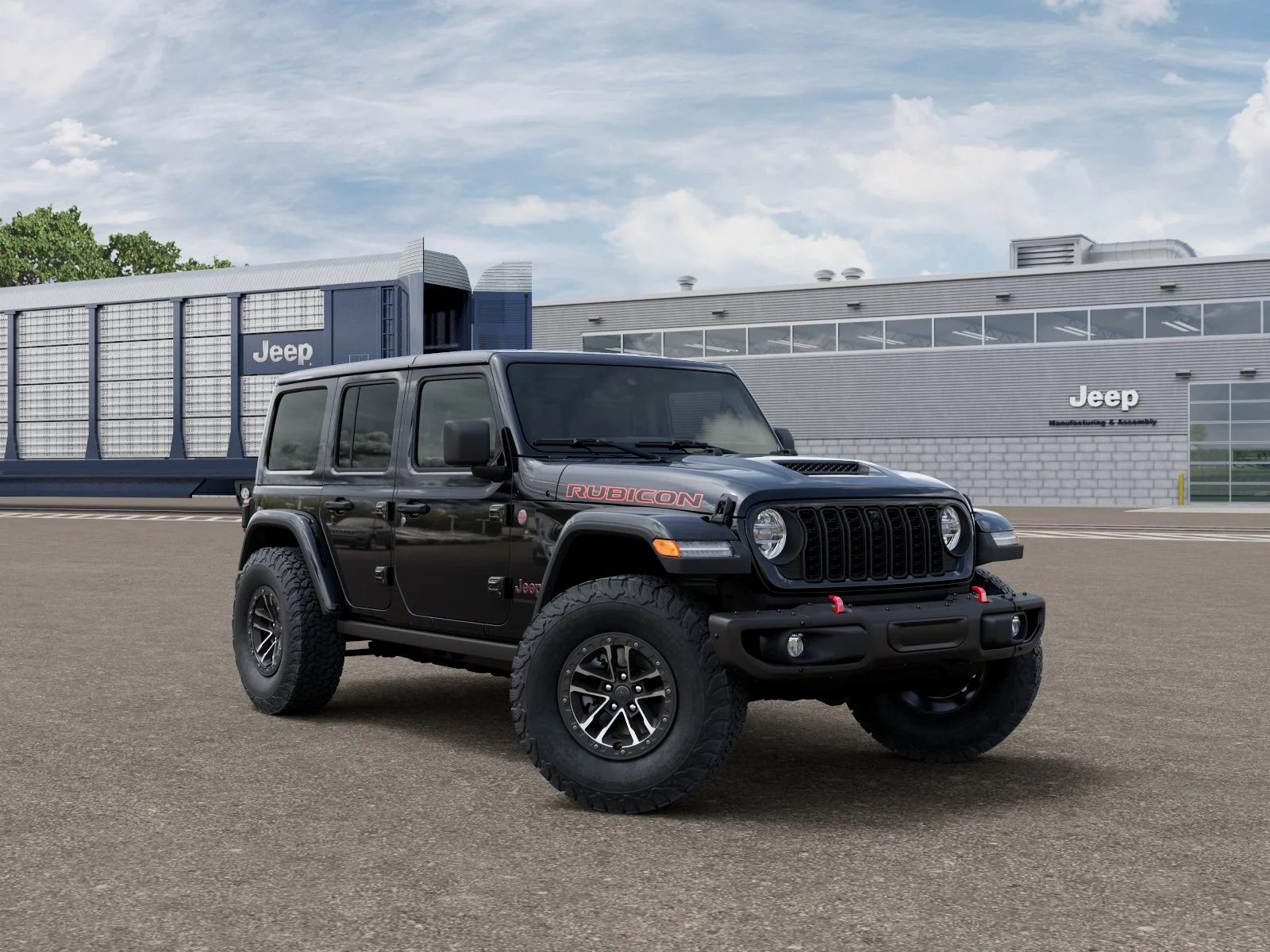 New 2026 Black Clear-Coat Exterior Paint Jeep Rubicon X image 32