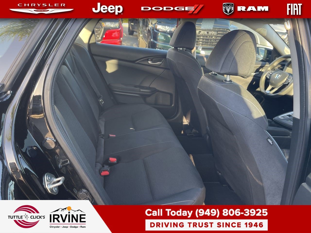 Used 2019 Crystal Black Pearl Honda EX image 17