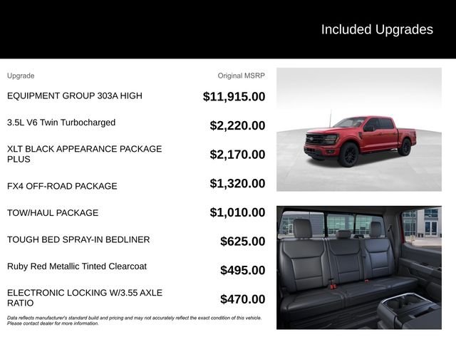 New 2026 Ruby Red Metallic Tinted Clearcoat Ford XLT image 5
