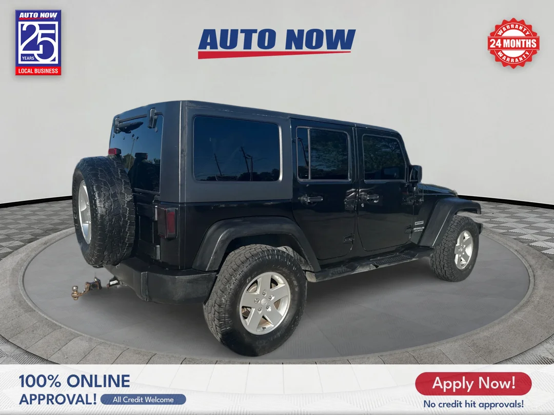 Used 2011 Black with Black Har Jeep Unlimited Sport 4WD image 5