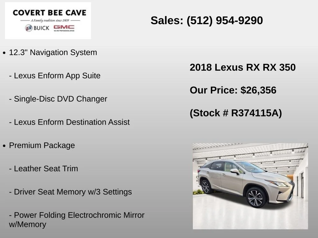 Used 2018 Beige Lexus 350 image 7