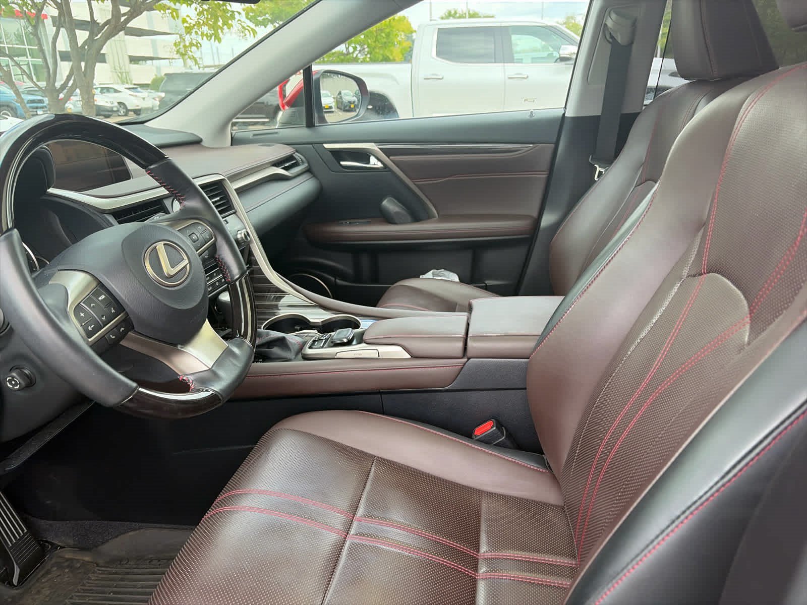 Used 2019 Matador Red Mica Lexus RX 450hL Luxury image 6
