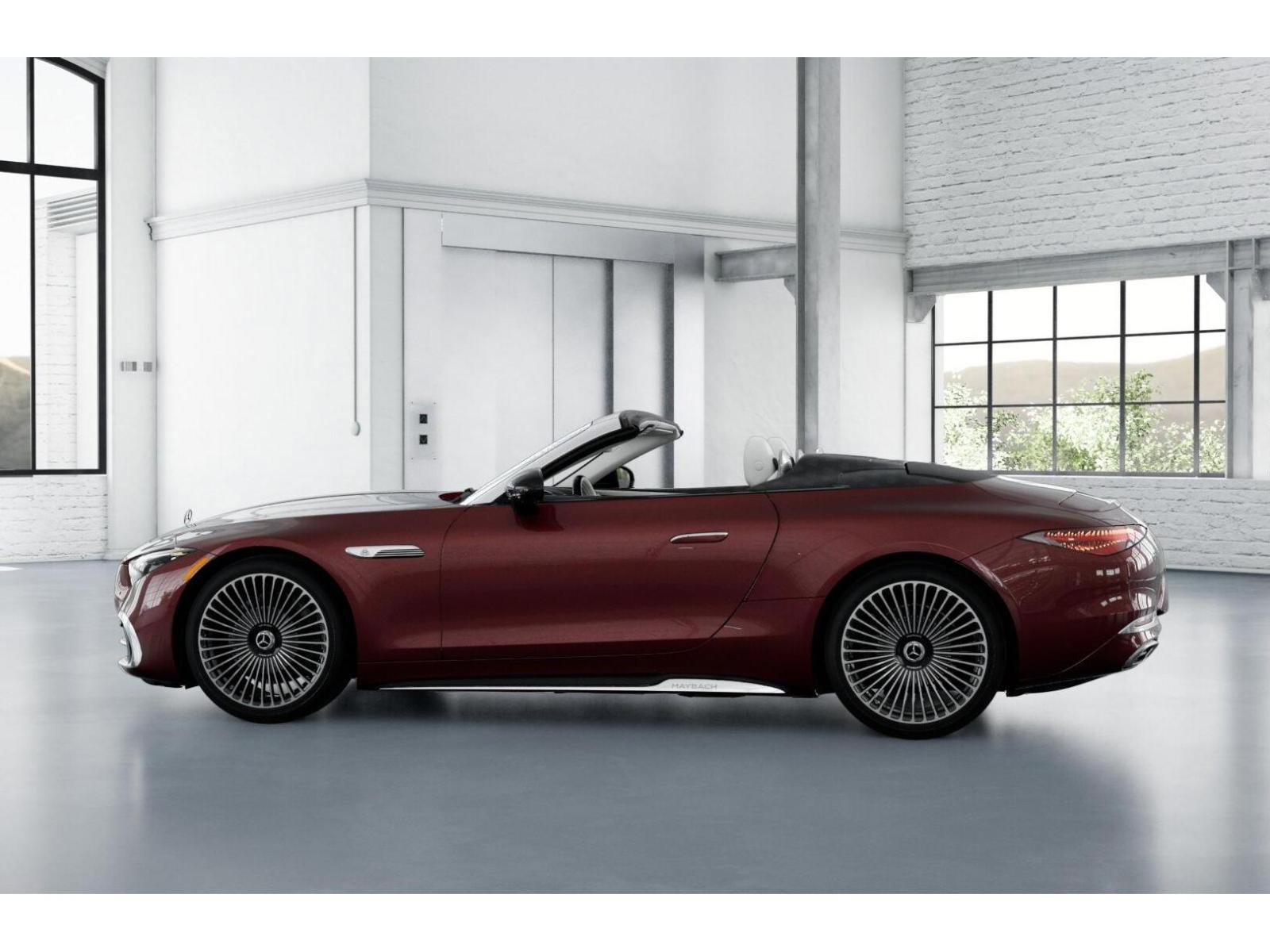 New 2026 MANUFAKTUR exclusive barolo red metallic Mercedes-Benz Maybach SL 680 Monogram Series image 33
