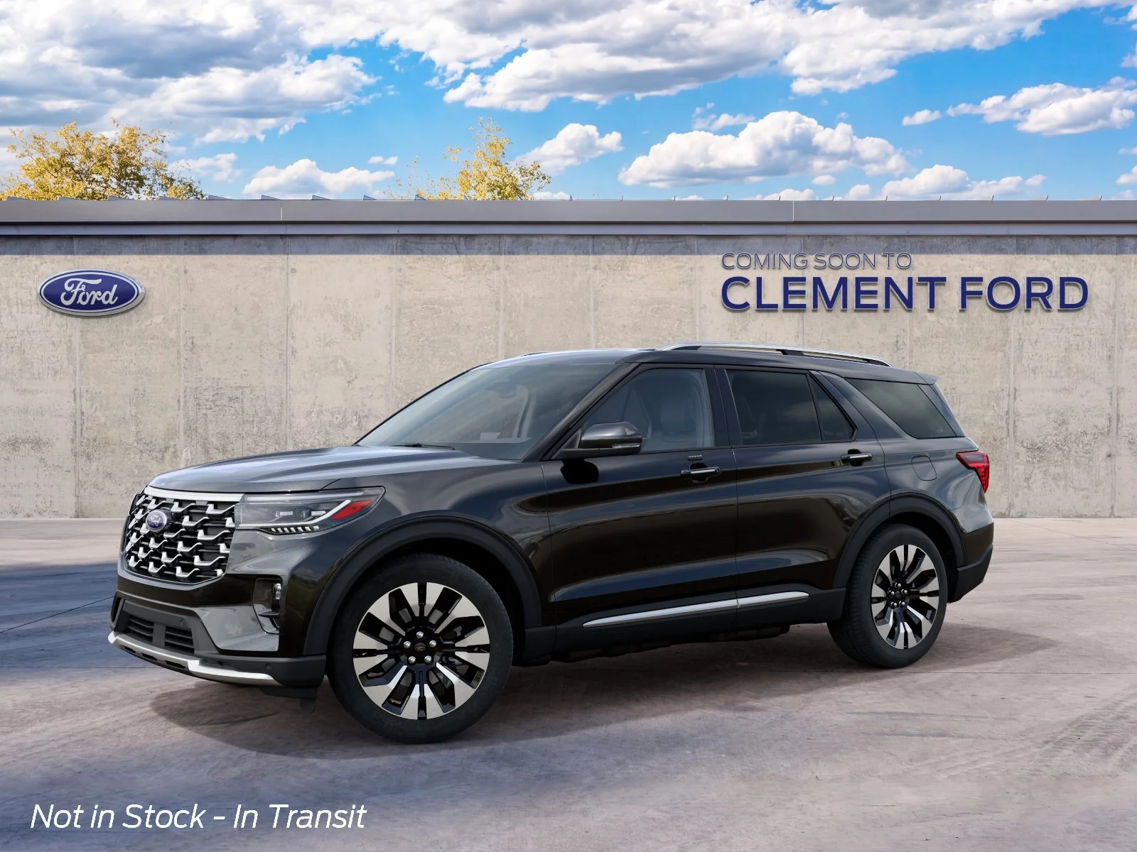 New 2027 Black Ford 4DR 4WD PLTNM image 1