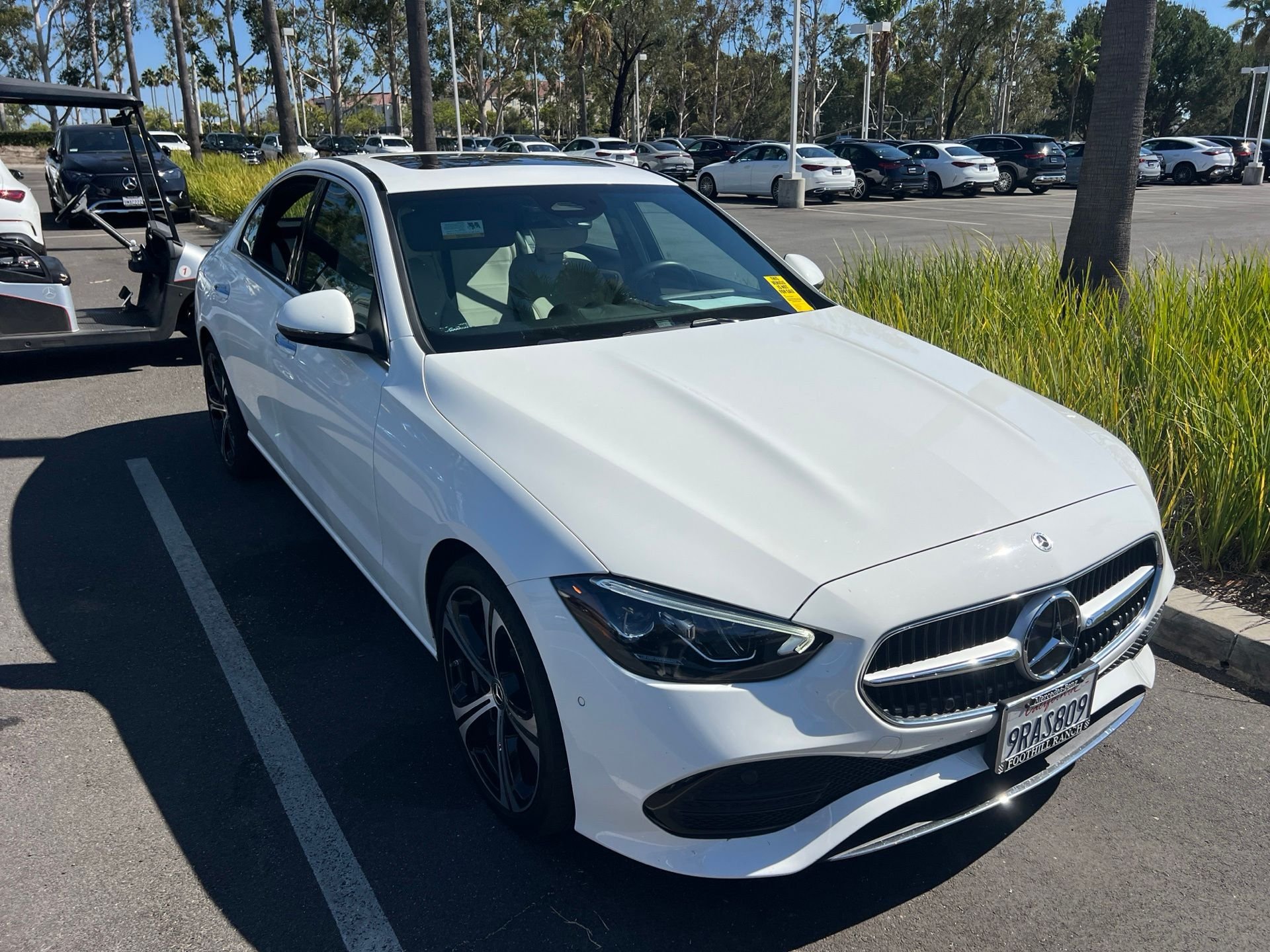 Used 2024 White Mercedes-Benz C 300 image 3