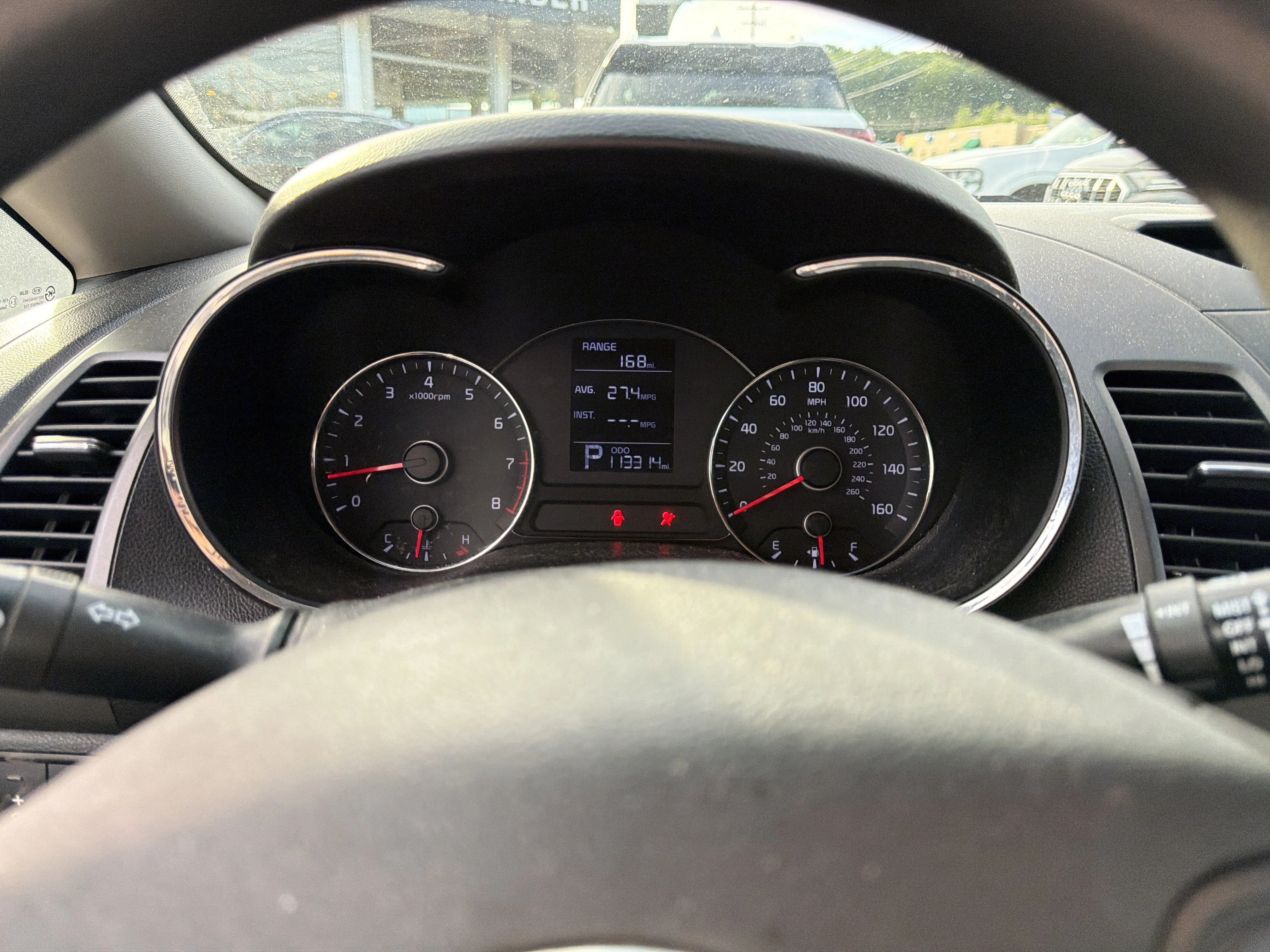 Used 2014 Crimson Red Kia LX image 9