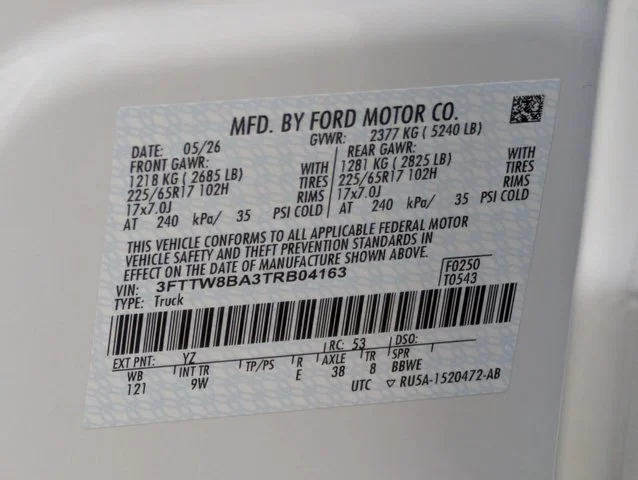 New 2026 Oxford White Ford XL image 45