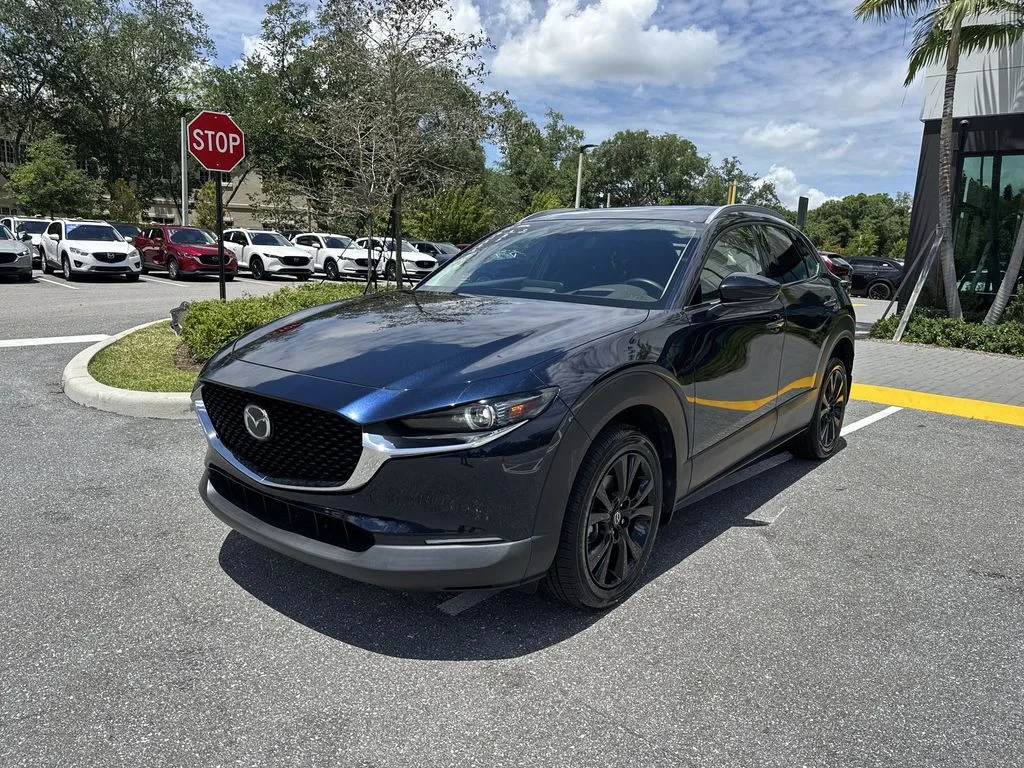 Used 2023 Deep Crystal Blue Mica Mazda 2.5 Turbo Premium Package image 9