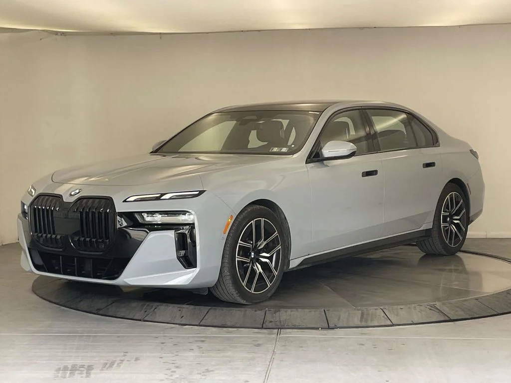 Certified Used 2023 Gray BMW 740i image 1