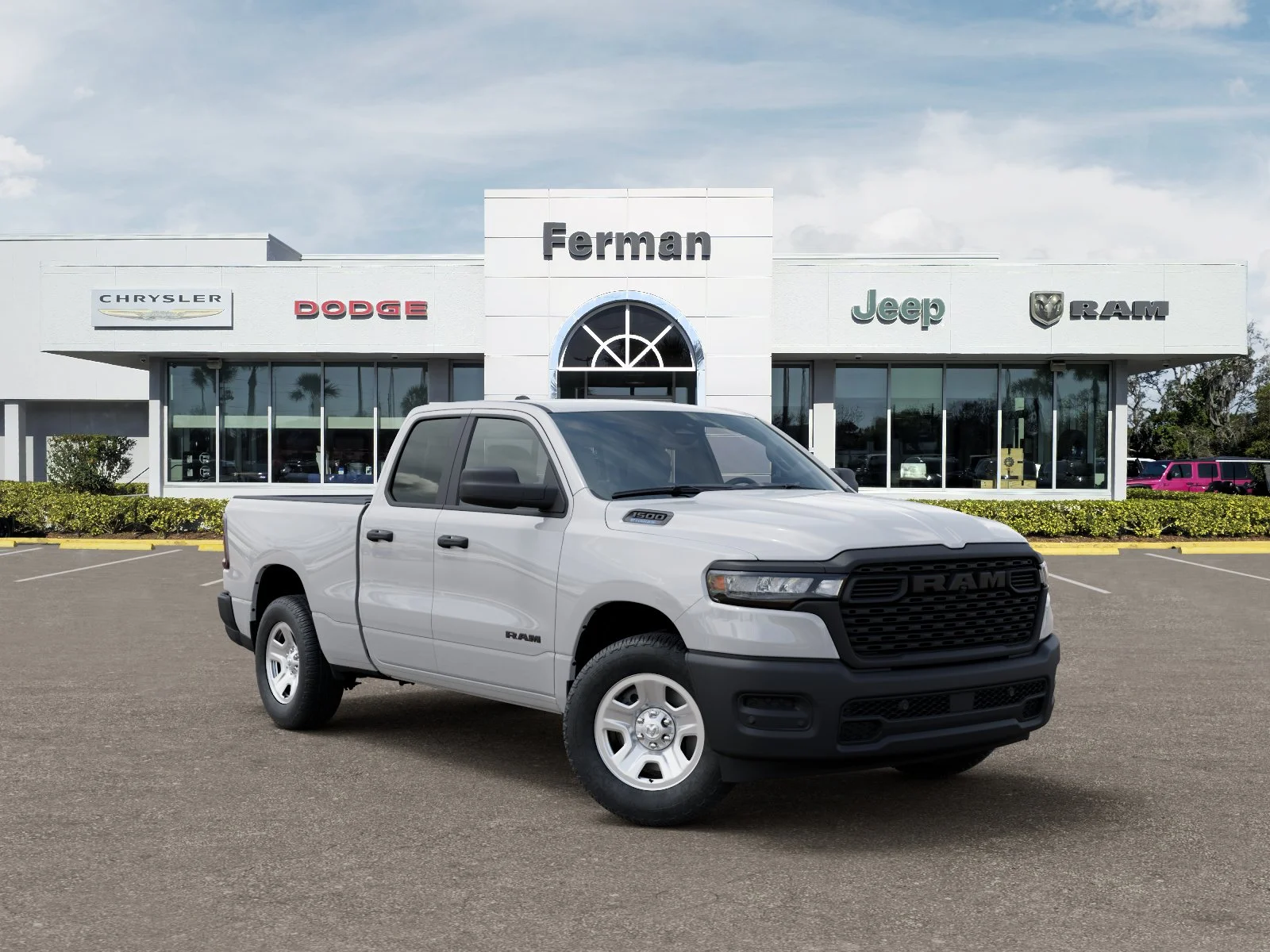 New 2026 Bright White Clear-Coat Exterior Paint RAM Tradesman image 1
