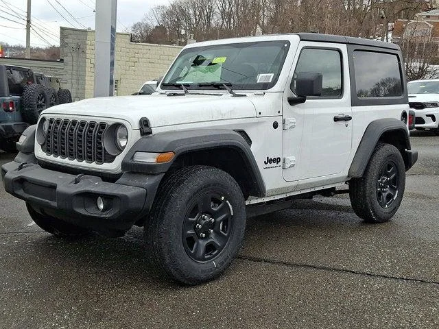 New 2026 Bright White Clear-Coat Exterior Paint Jeep Sport image 2