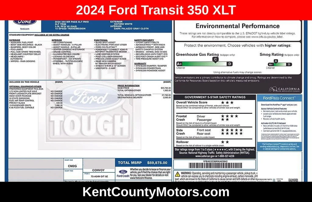 2024 Ford Transit 350 XL Med Roof Sliding Pass. 148's photo