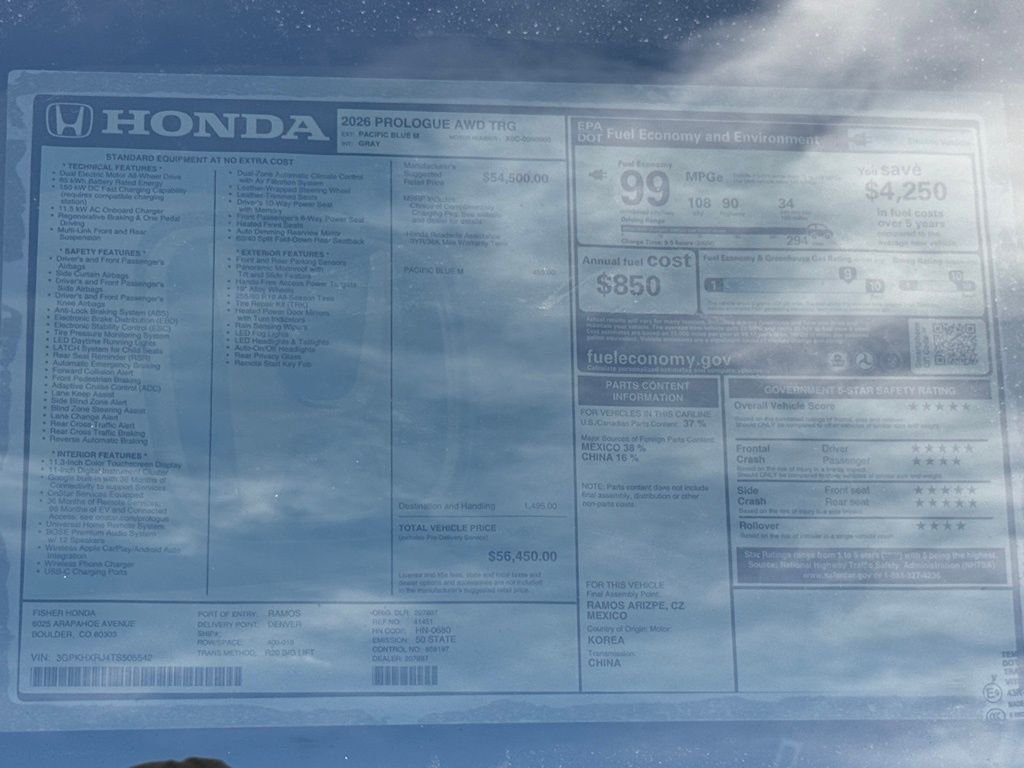 2026 Honda Prologue Touring - Photo 27