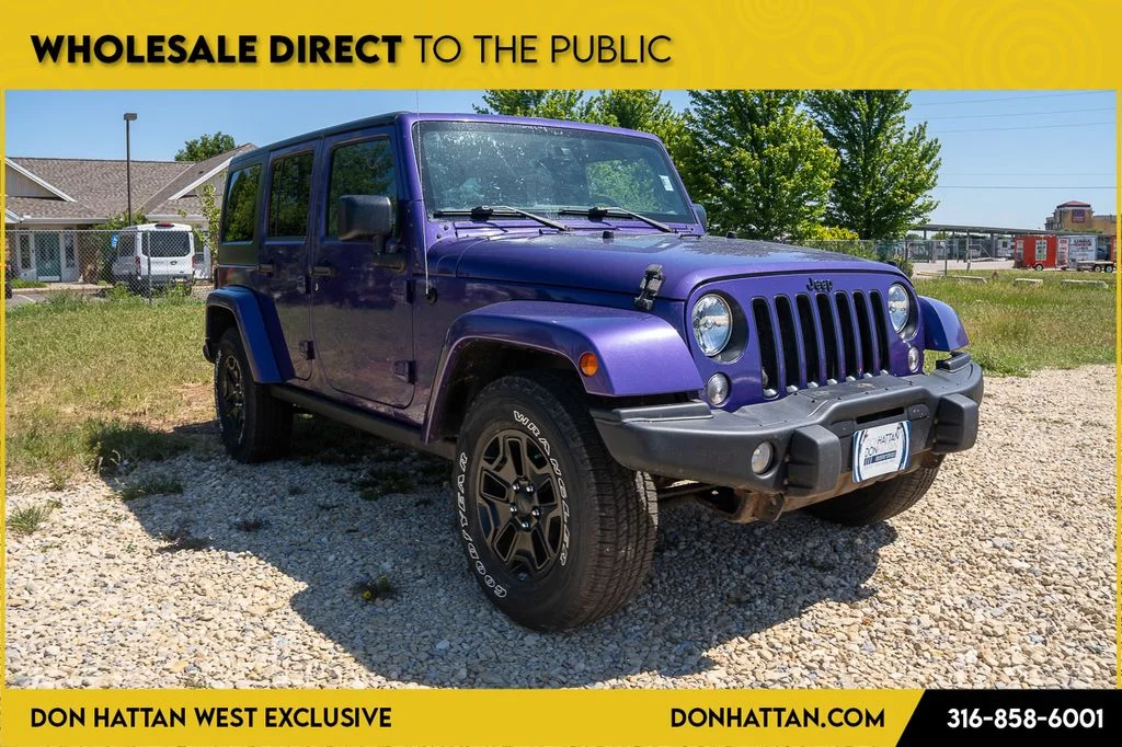 Used 2016 Purple Jeep Unlimited Sahara image 26
