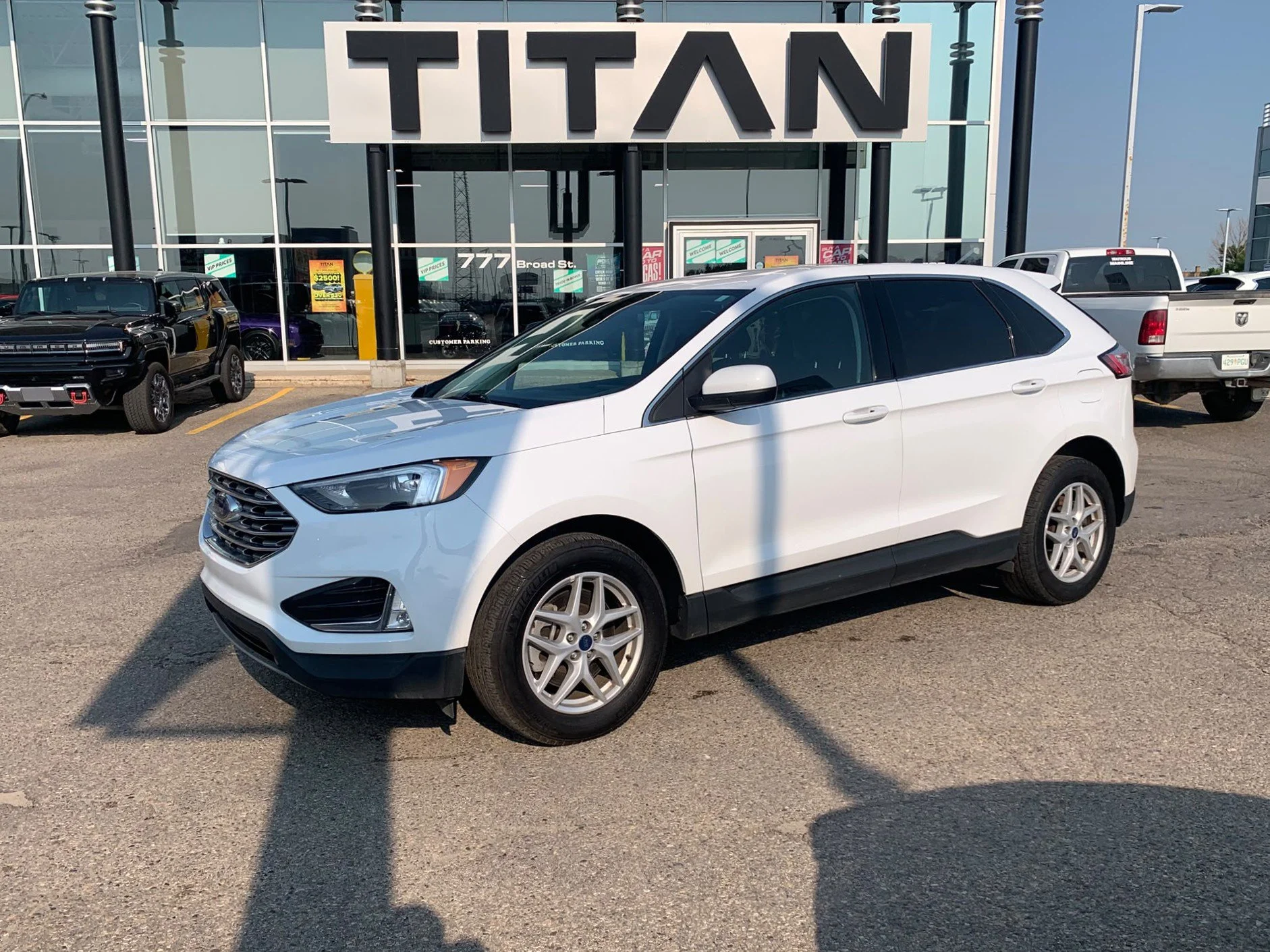 Certified Used 2022 Oxford White Ford SEL AWD*Htd Seats | Htd Wheel | Remote Start | Lane Keep Assist | Blind Spot Detection | CarPlay image 2