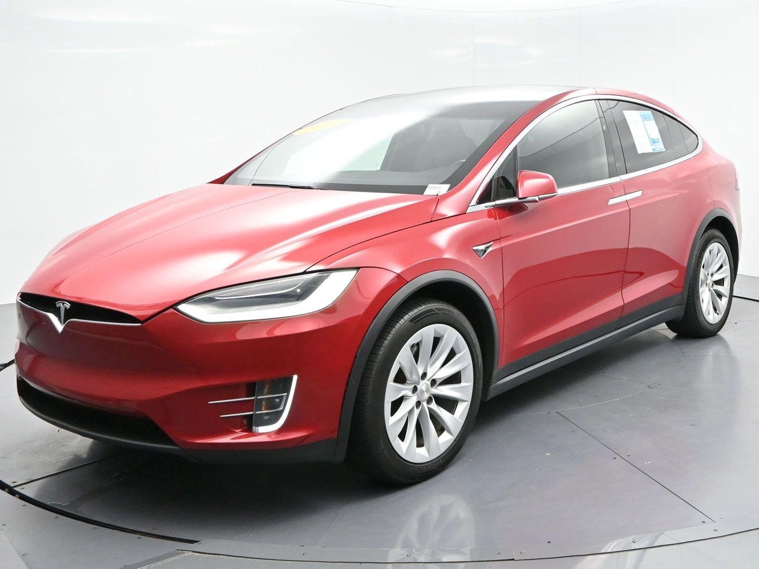 Used 2021 Red Multi-Coat Tesla Long Range Plus image 3