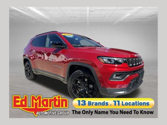 Used 2025 Red Jeep Latitude image 1