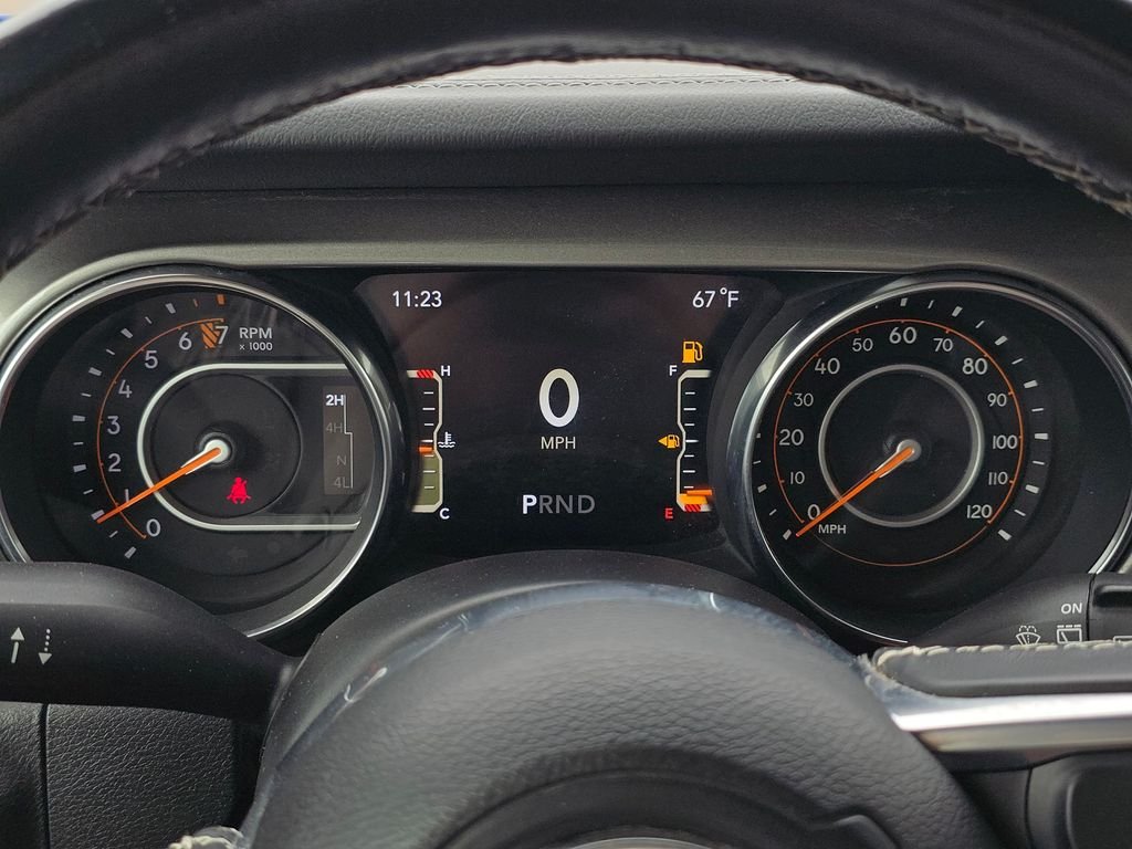 Used 2019 Blue Jeep Unlimited Sahara image 24