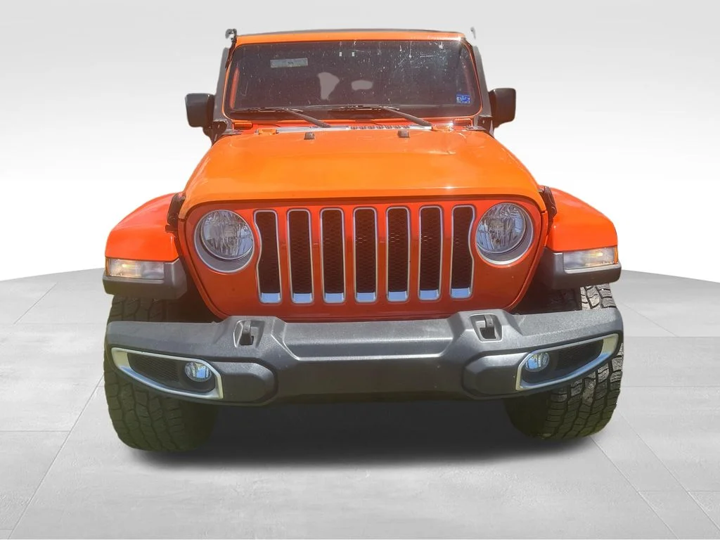 Used 2018 Orange Jeep Unlimited Sahara image 33
