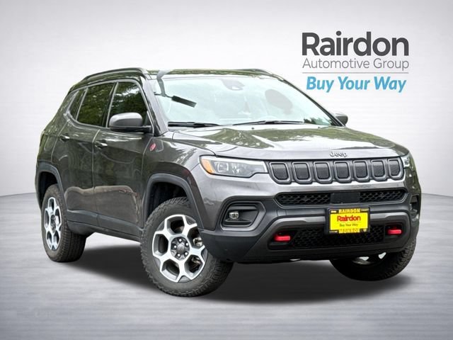 Used 2022 Granite Crystal Metallic Clearcoat Jeep Trailhawk image 1