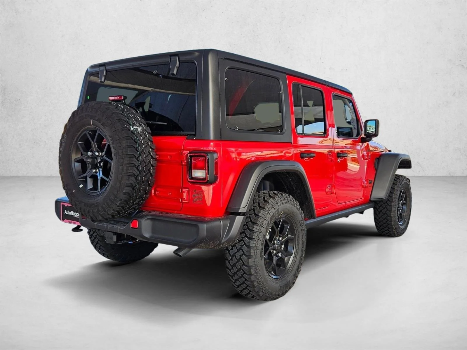 New 2026 Firecracker Red Clear-Coat Exterior Paint Jeep Willys image 2