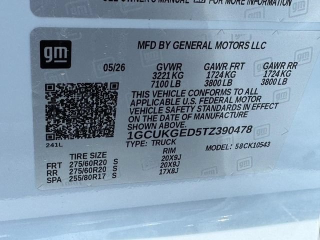 New 2026 Polar White Tricoat Chevrolet LTZ image 18
