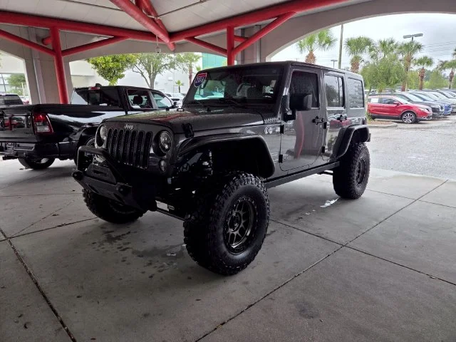 Certified Used 2016 Gray Jeep Unlimited Sport image 2