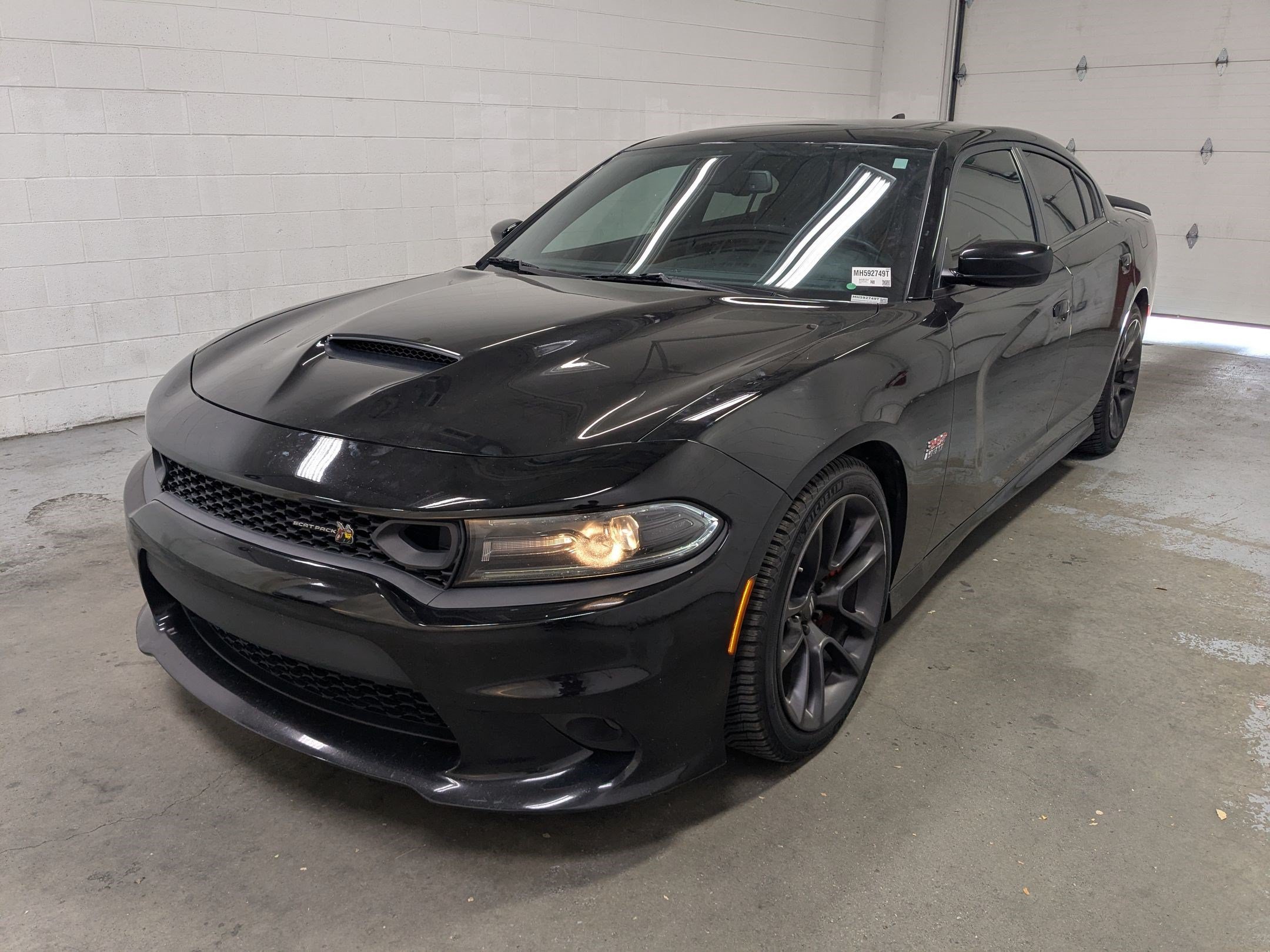 Used 2021 Pitch Black Clearcoat Dodge Scat Pack image 9