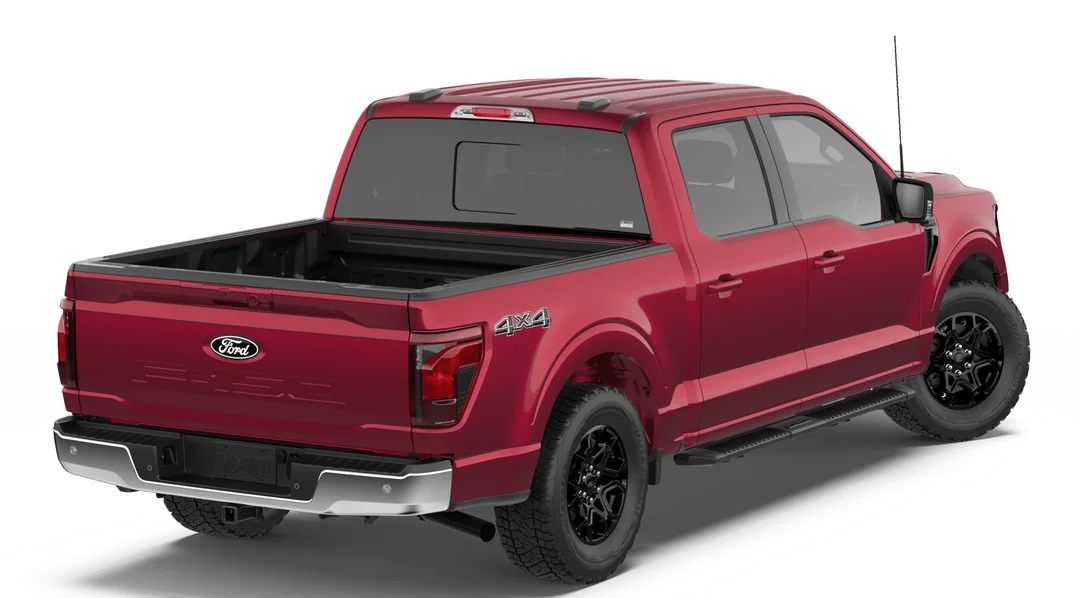 New 2026 RUBY RED METALLIC TINTED CC Ford XLT image 3