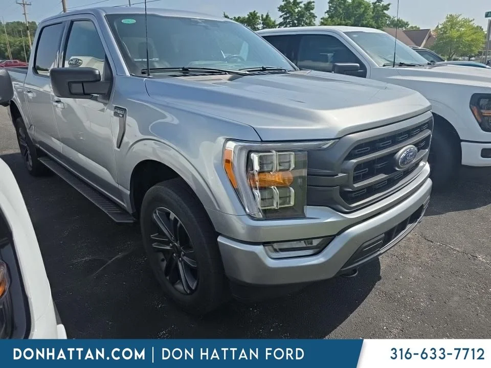 Certified Used 2023 Iconic Silver Metallic Ford XLT image 2