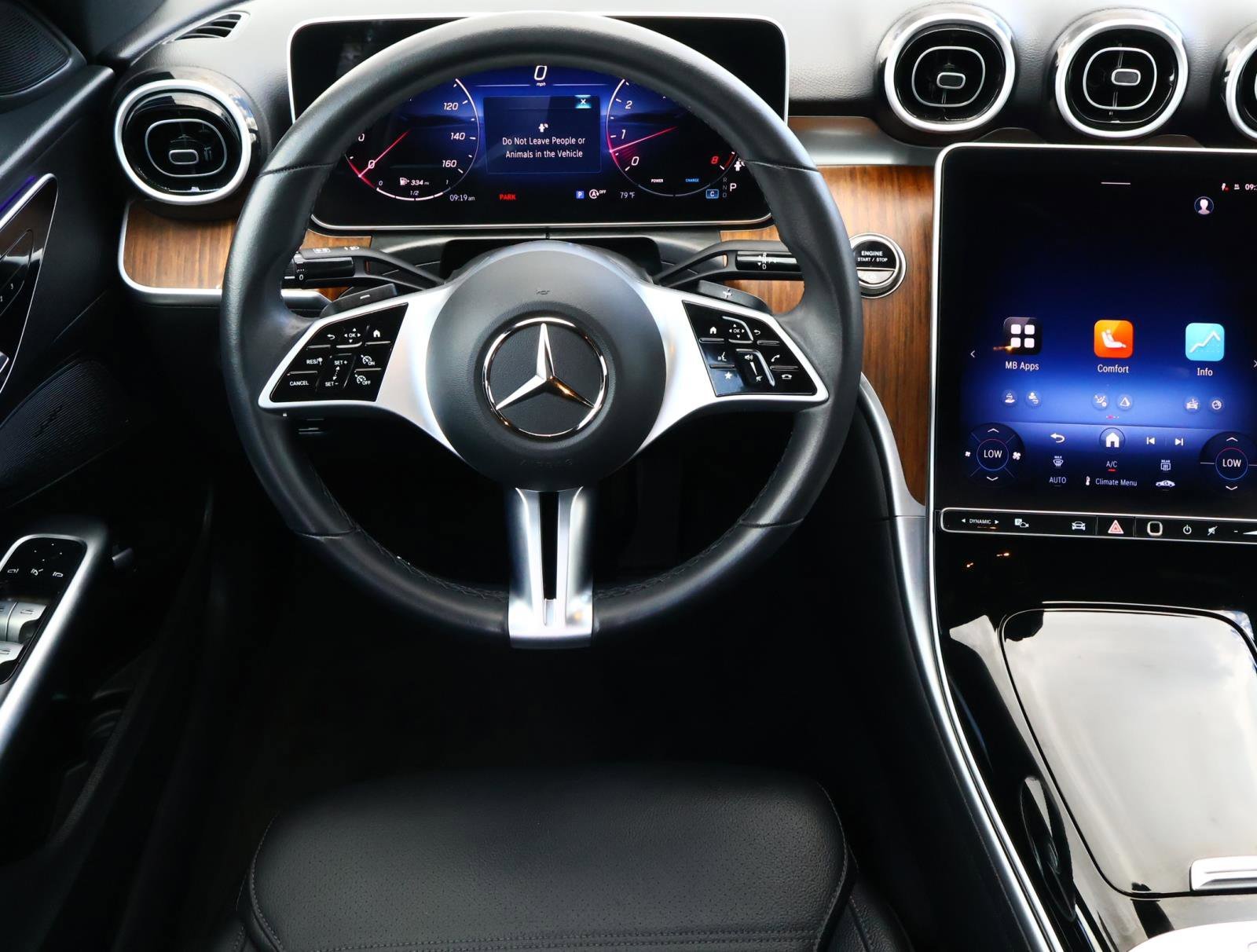 Used 2025 Obsidian Black Metallic Mercedes-Benz C 300 image 8