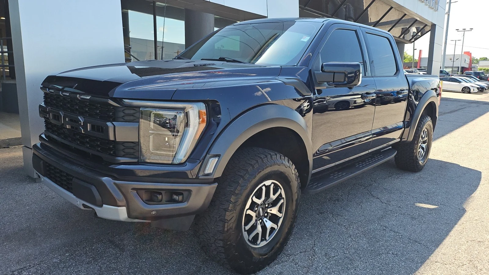 Used 2023 Blue Ford 2023 FORD F-150 RAPTOR CREW CAB 4DR 145 WB 4WD image 9