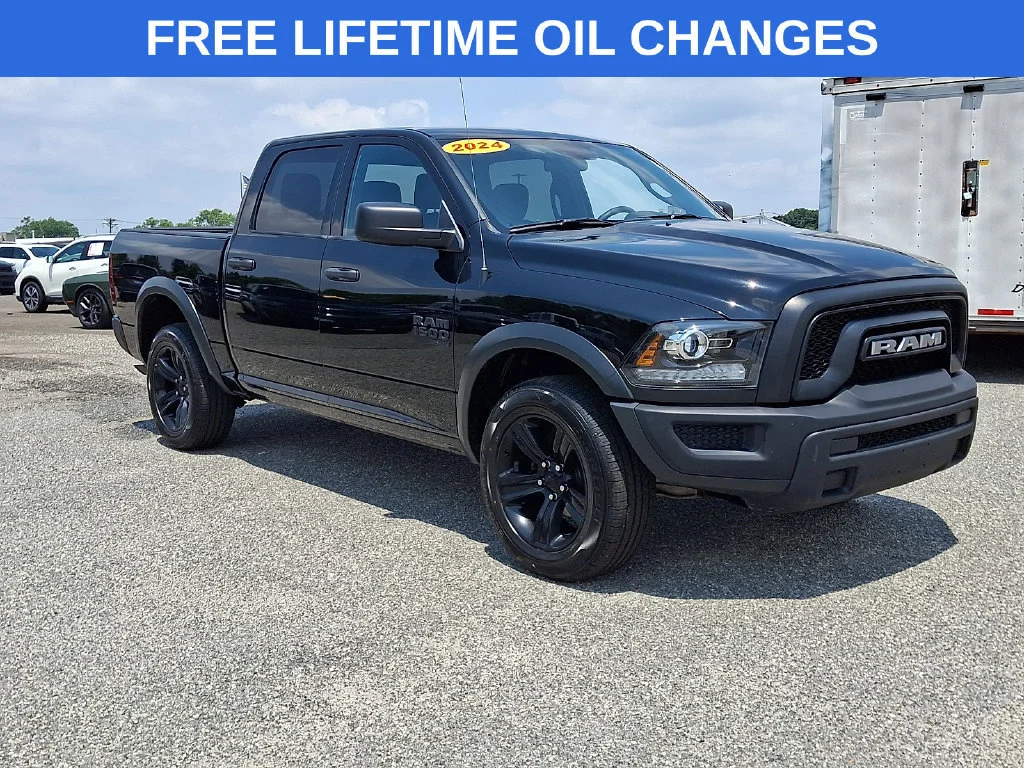 Used 2024 Diamond Black Crystal Pearlcoat Ram Warlock image 1