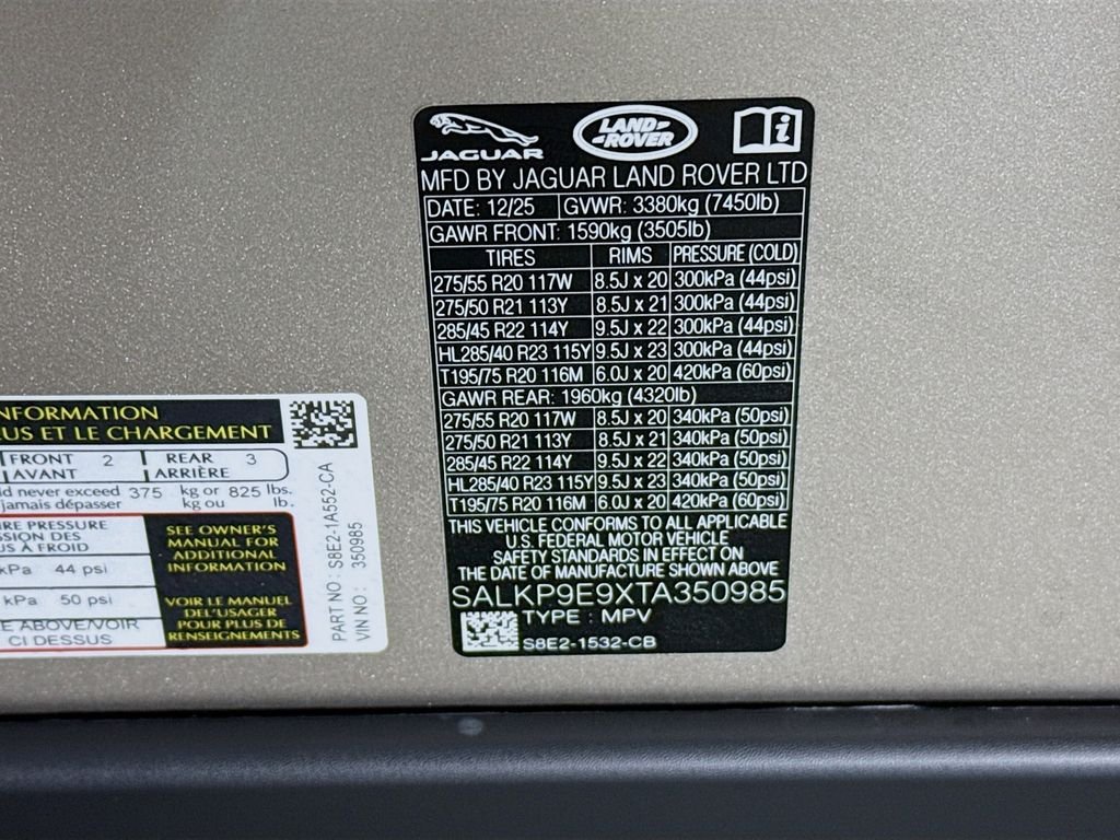 New 2026 Batumi Gold Land Rover SE image 32