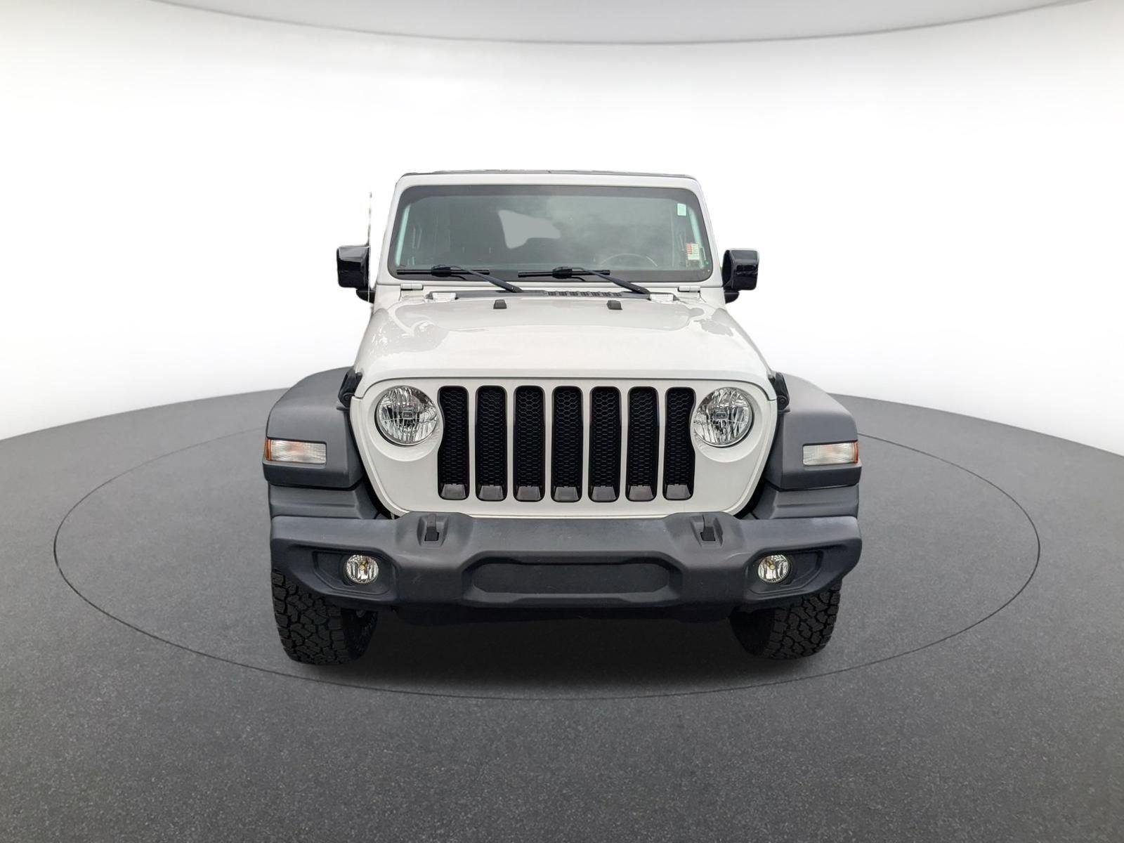 Used 2022 Bright White Clearcoat Jeep Unlimited Sport S image 10