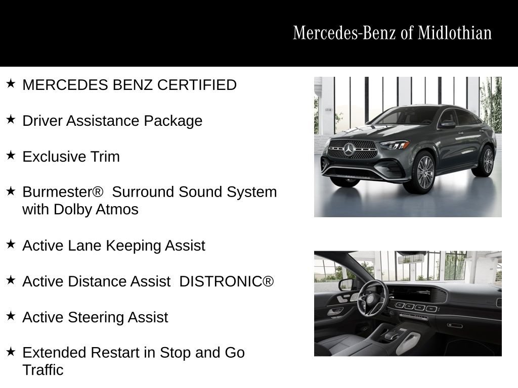 Certified Used 2026 Gray Mercedes-Benz GLE 450 Coupe image 6