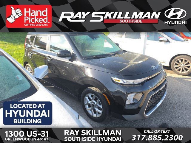 Used 2020 Cherry Black Kia S image 1