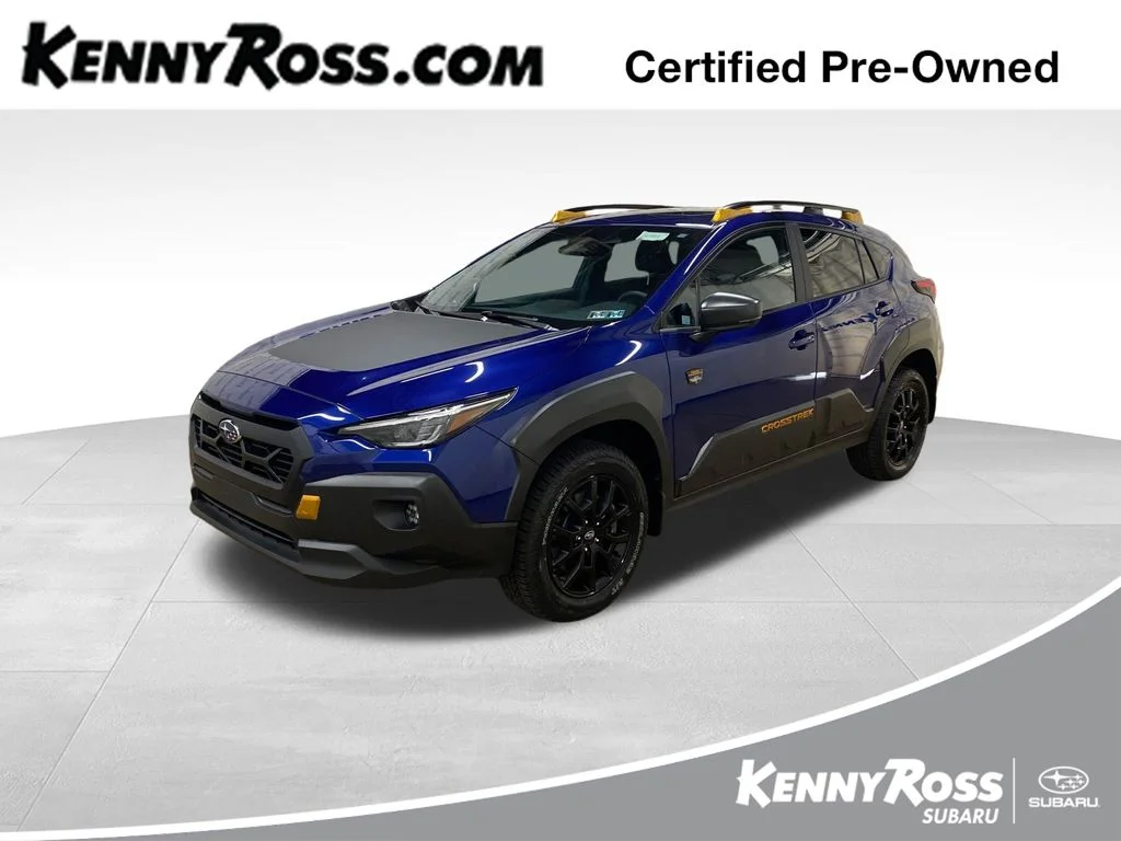 Certified Used 2025 Blue Subaru Wilderness image 1