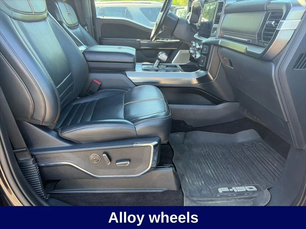 Certified Used 2021 Black Metallic Ford Platinum image 45
