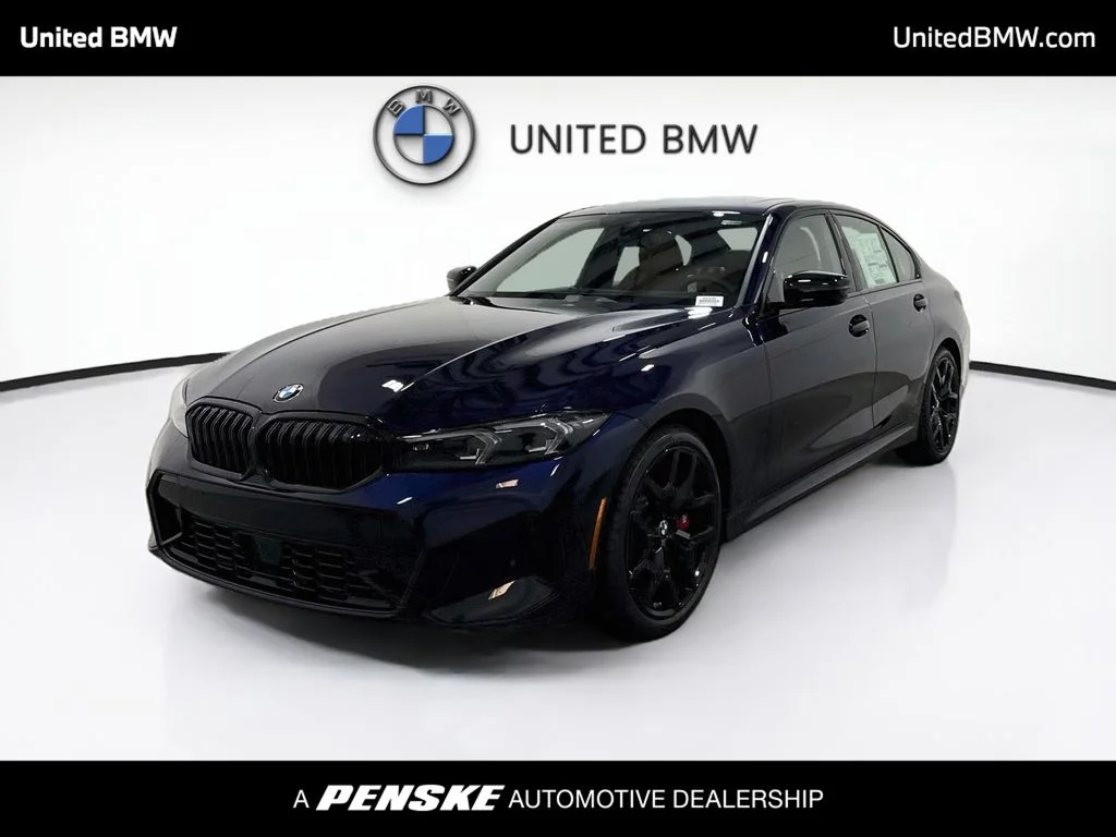 New 2026 Tanzanite Blue II Metallic BMW 330i xDrive image 1