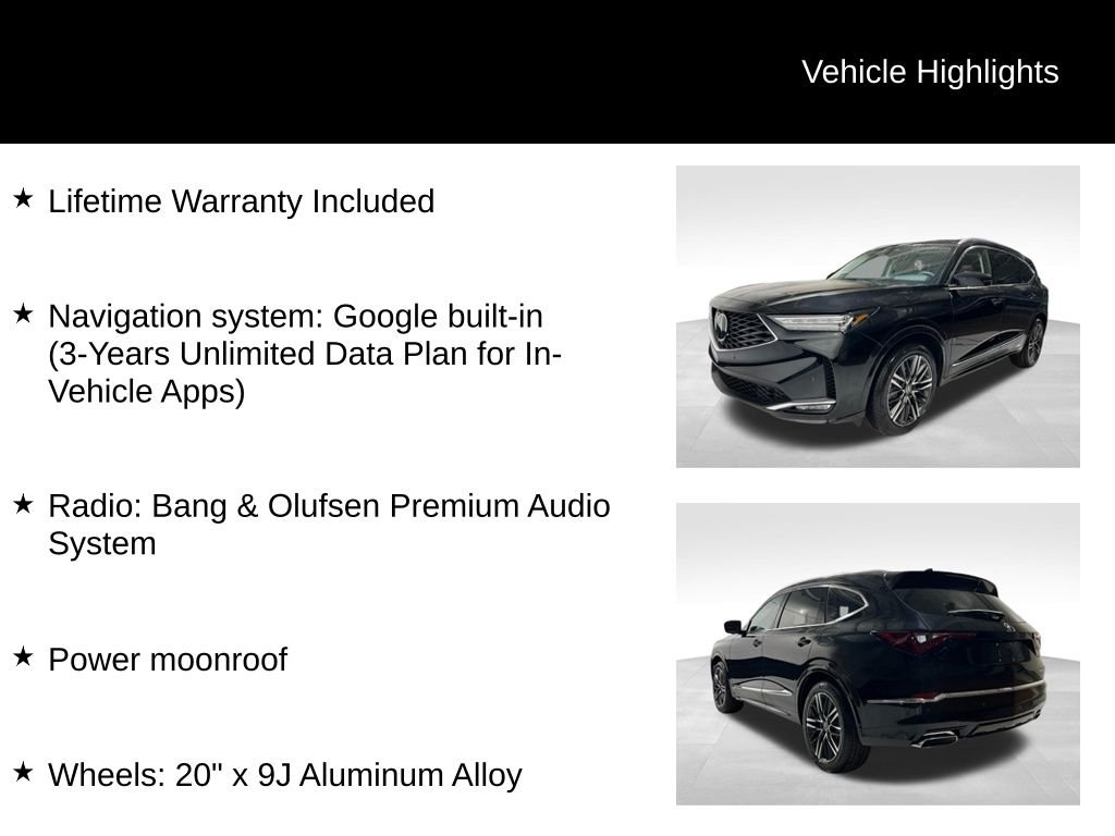 New 2026 Majestic Black Pearl Acura w/Advance Package image 5