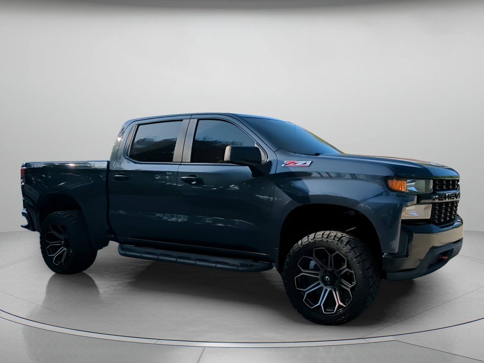 Certified Used 2019 Shadow Gray Metallic Chevrolet Custom Trail Boss Crew Cab Pickup image 35